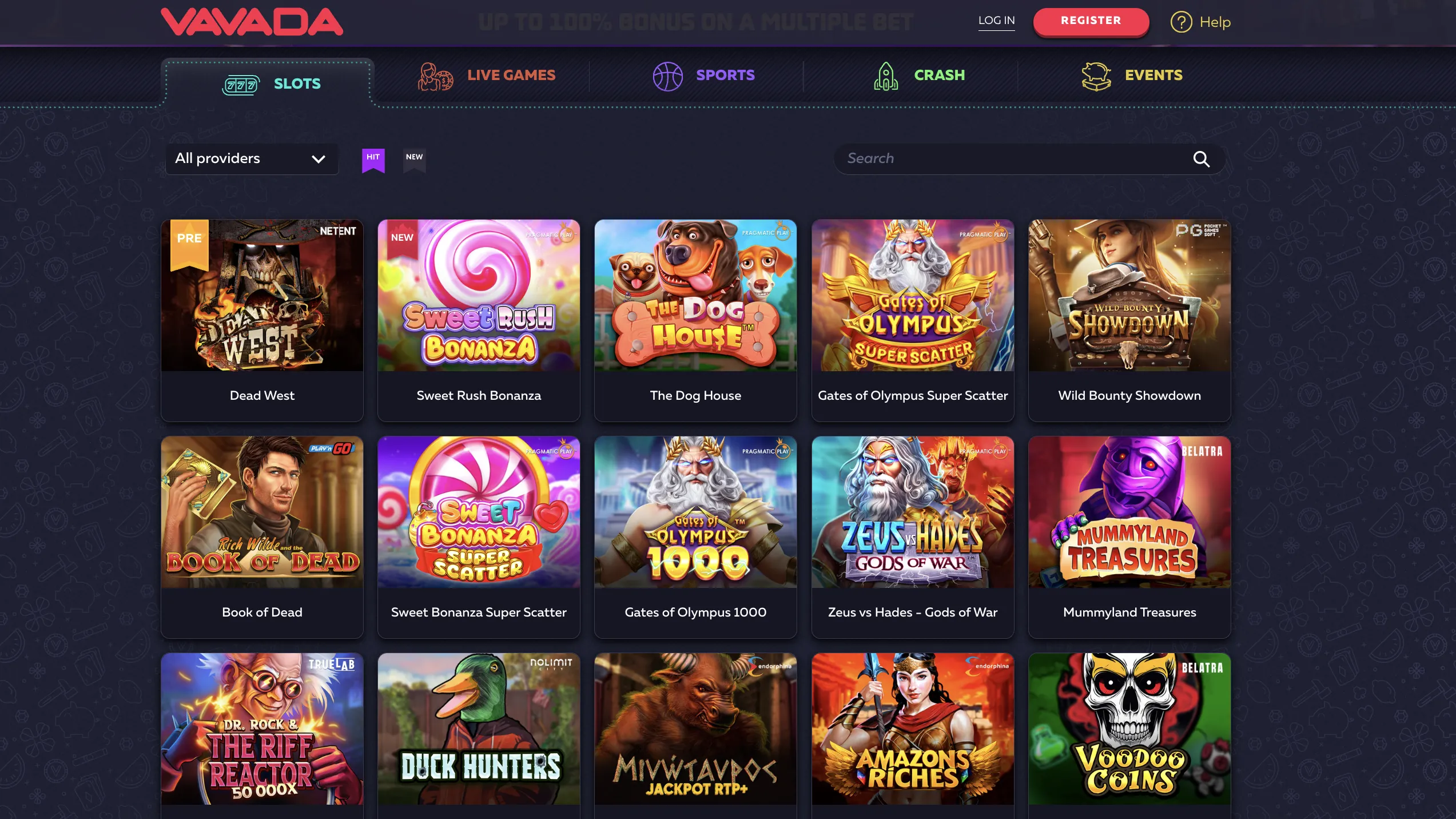 Stolne igre i live casino opcije